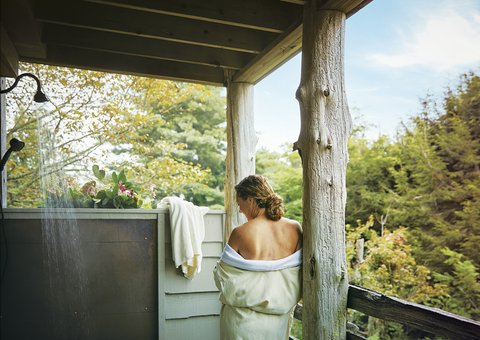 outdoor shower