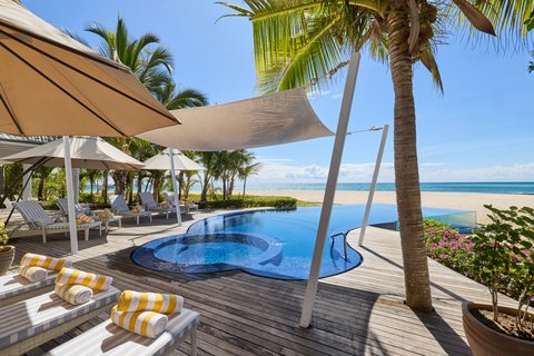 Thanda Island Accommodation Villa Pool Deck Hywell Waters