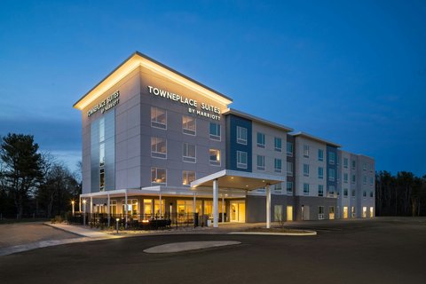 Exterior shot at night