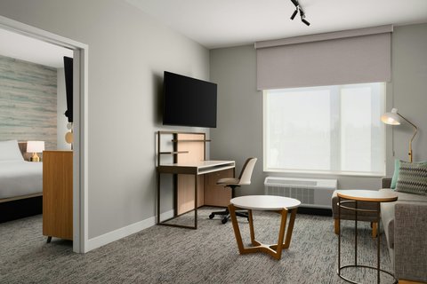 One bedroom living area