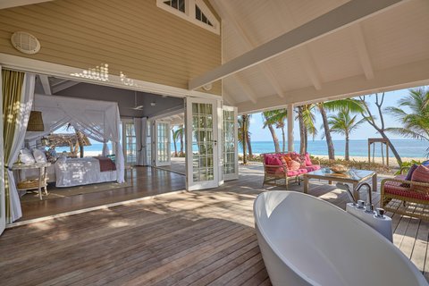 Thanda Island Accommodation Villa Bedroom Master Suite Outdoor Living Hywell Waters