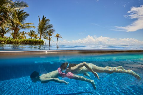 Thanda Island Accommodation Villa Pool Underwater Kids Hywell Waters