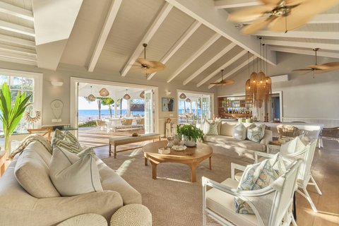 Thanda Island Accommodation Villa Interior Lounge Hywell Waters