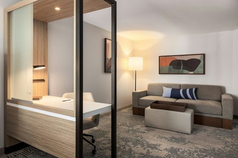 Living area and work space