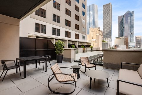 Take in Downtown Houston views from your balcony.