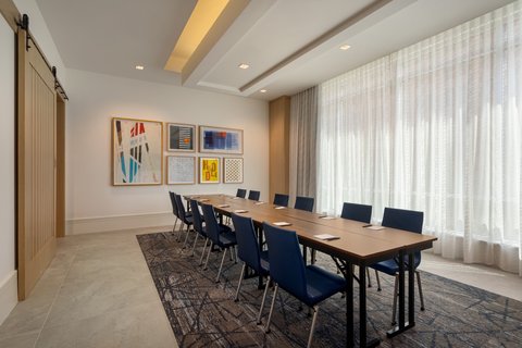 Bring your team together in a modern meeting space.
