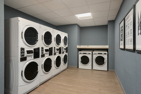 Stay fresh with our on-site laundry facilities.