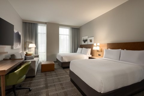 Stretch out in our spacious two queen suite.