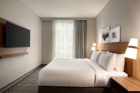Rest easy in our comfortable one-bedroom suite.