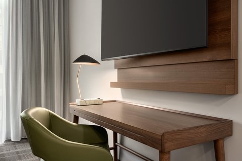 Stay productive with a dedicated in-suite workspace.