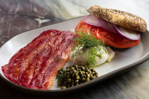Salmon Lox -The Douglas, Savannah , GA