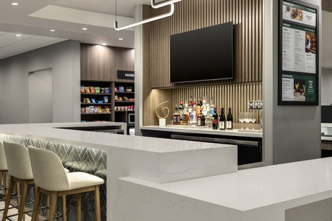 Onsite bar at Holiday Inn Commerce City Denver Airport.