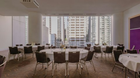 Level 8 Meeting Room with natural light and city views