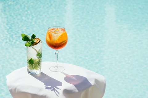Sip and Relax with a Signature Cocktail by the Pool