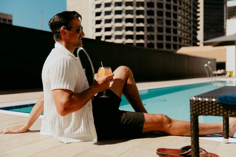 Relax with Signature Cocktails by the Luxury Pool
