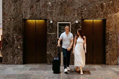 Hotel Elevator Entrance to Lobby