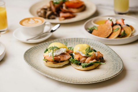Savour Classic Eggs Benedict at Latitude 27 Kitchen