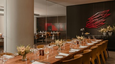 Private dining room located in Latitude 27 Restaurant