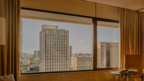 Enjoy city views from your suite