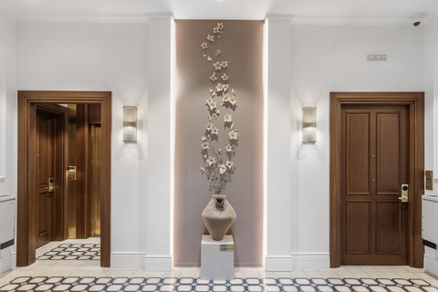 Our corridor is lined with sculptural details worth a closer look