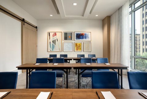 Plan team discussions in our downtown Houston meeting room.