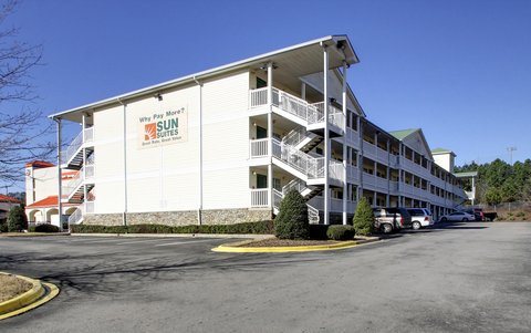 Exterior of Sun Suites of Birmingham