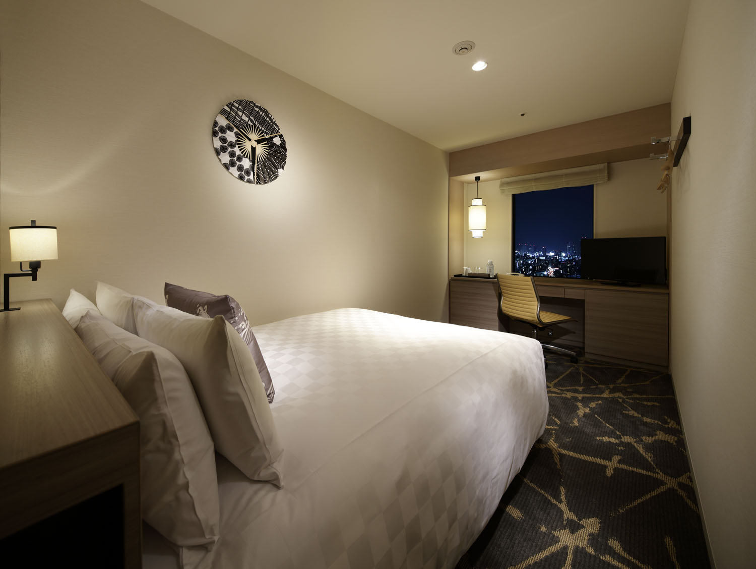 SUNSHINE CITY PRINCE HOTEL-guestroom-[Panorama] Semi-double room night.jpg
