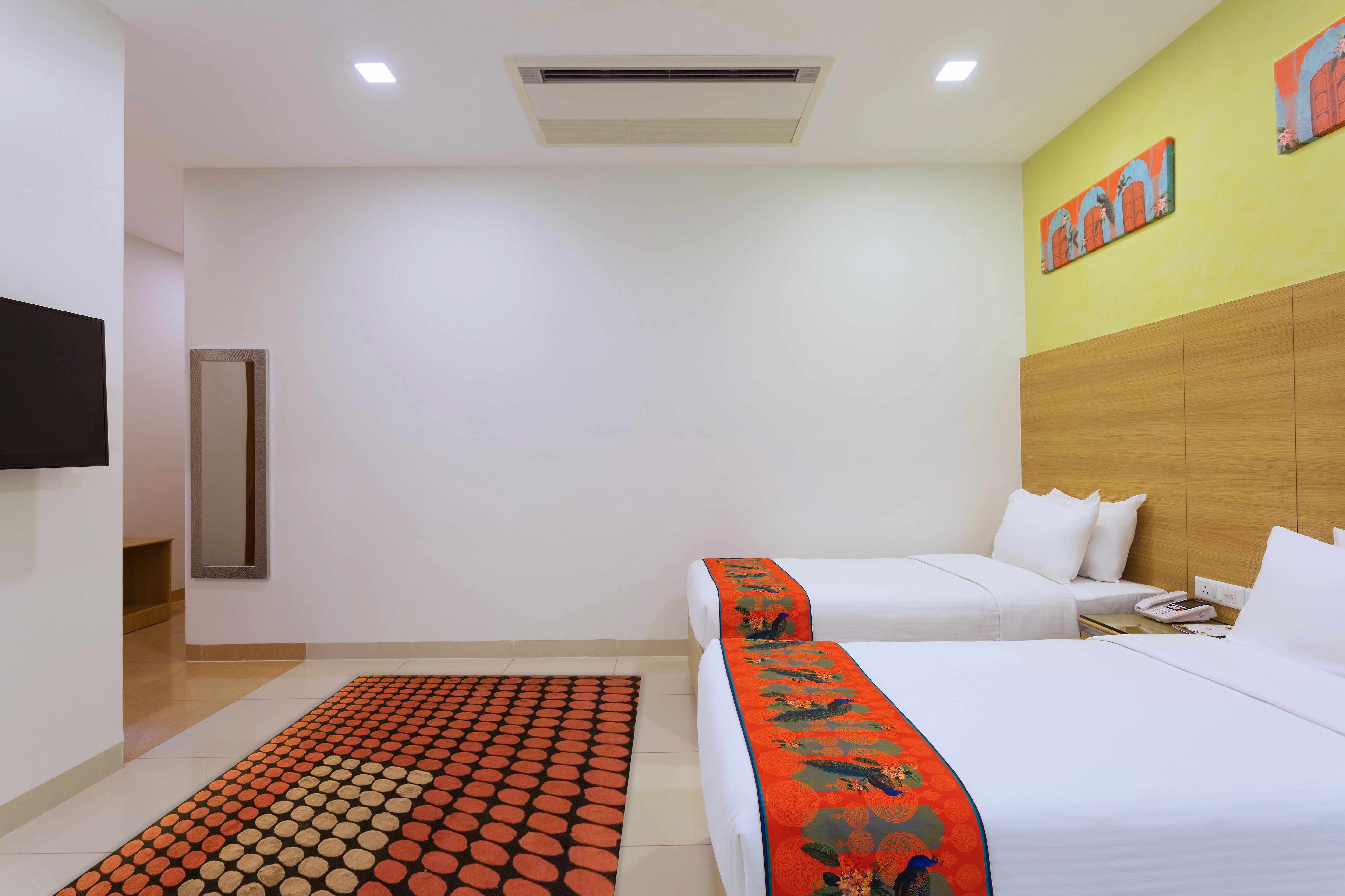 Ginger Noida City Centre-guestroom-Deluxe Twin.jpg