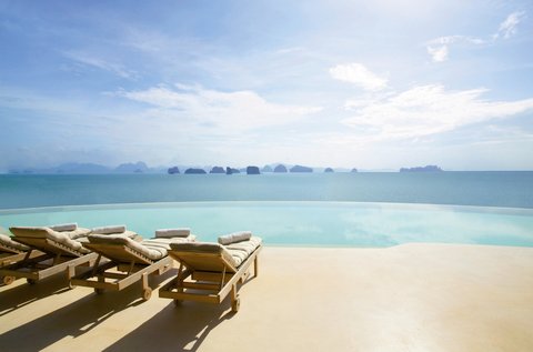 Six Senses Yao Noi - Panoramic View at The Hilltop Swimming Pool
