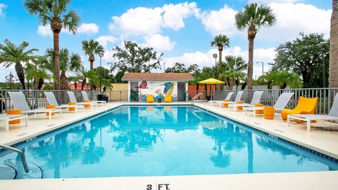 Outdoor Pool Home One Suites Kissimmee FL