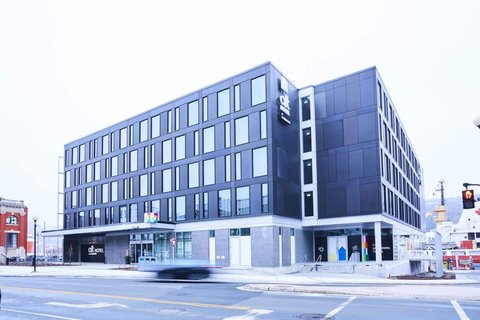 Hotel Lobby Reception Desk Hotel Exterior Building Si Dn A