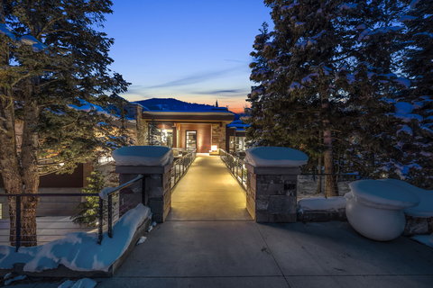 Well lit pathways around the home