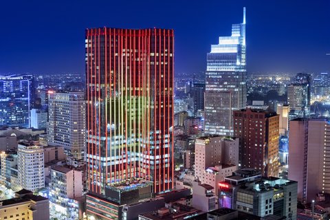 The Reverie Saigon Exterior Lights National Day II Not HRS