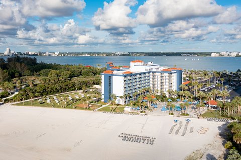 Beach Side Aerial View