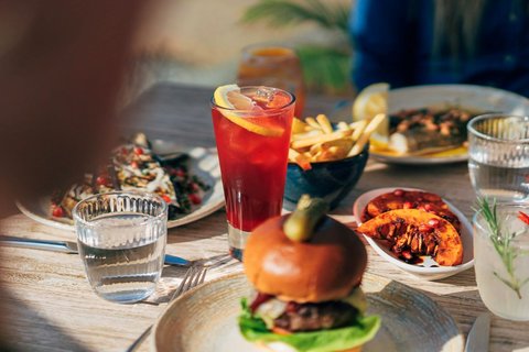 The Beach Hut Watergate Bay Burger