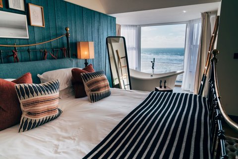 Sea View Suite Room Watergate Bay Hotel