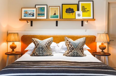 Watergate Bay Hotel Room Partial Seaview Standard Goodrest Studio Rhona Mc Dade