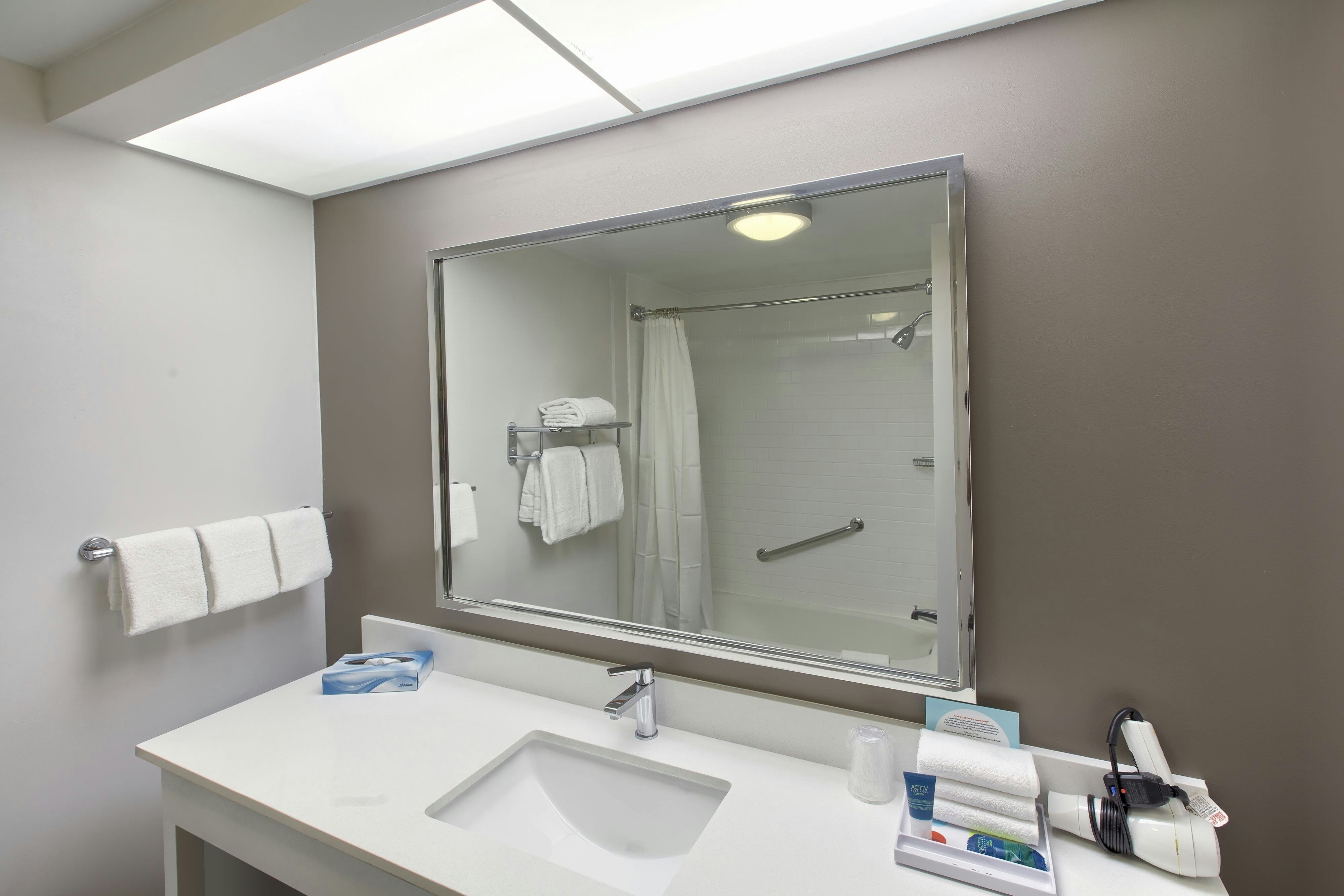Four Points by Sheraton Charlotte-Pineville-guestroom-Modern Guest Bathroom with Amenities.jpg