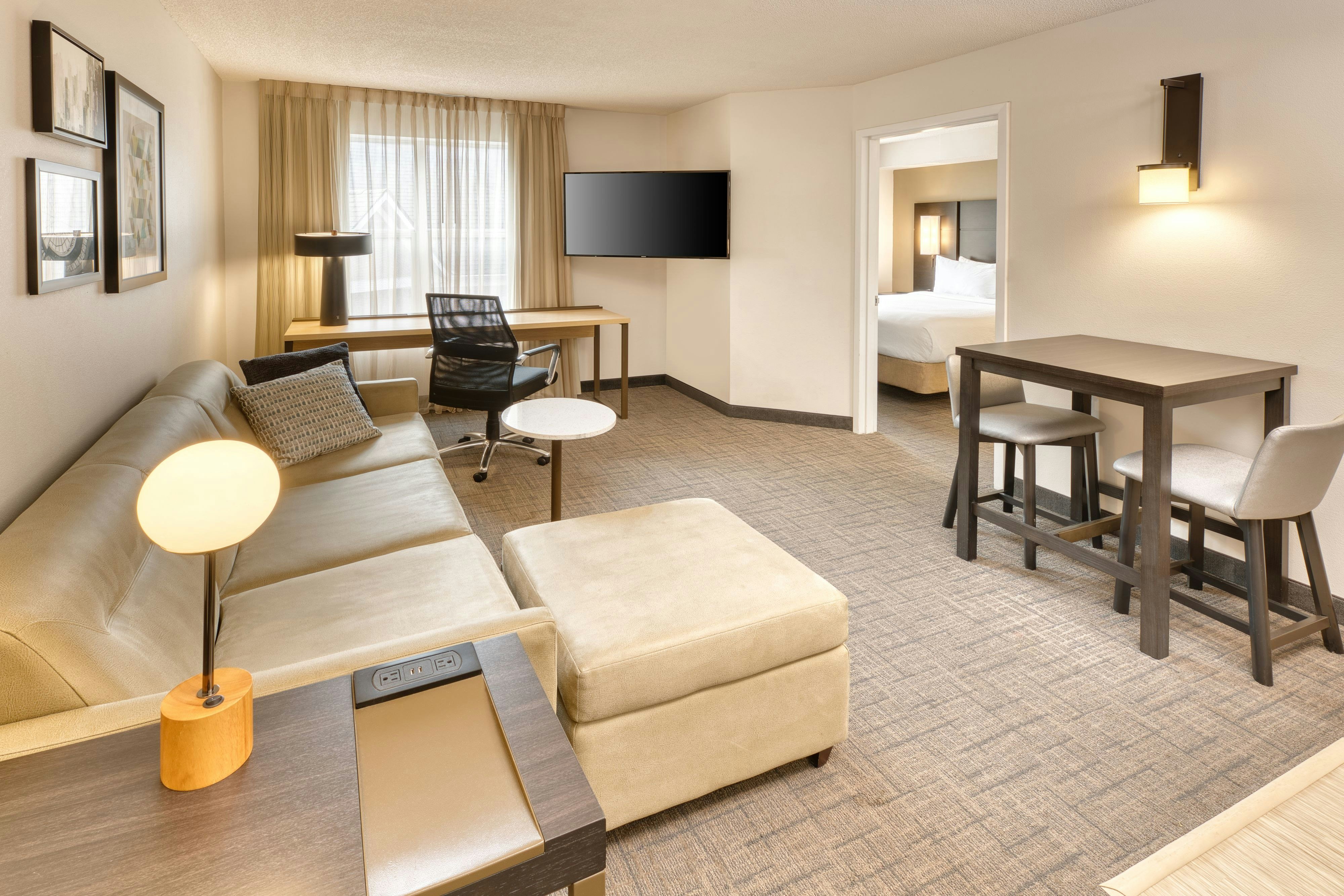 Residence Inn by Marriott Whitby-guestroom-1 Bedroom Suite, 1 Queen, Sofa bed.jpg