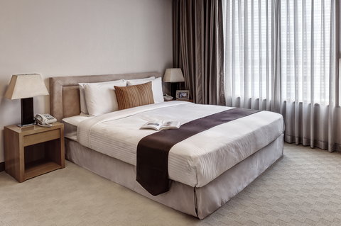 Master bedroom of Two Bedroom Executive