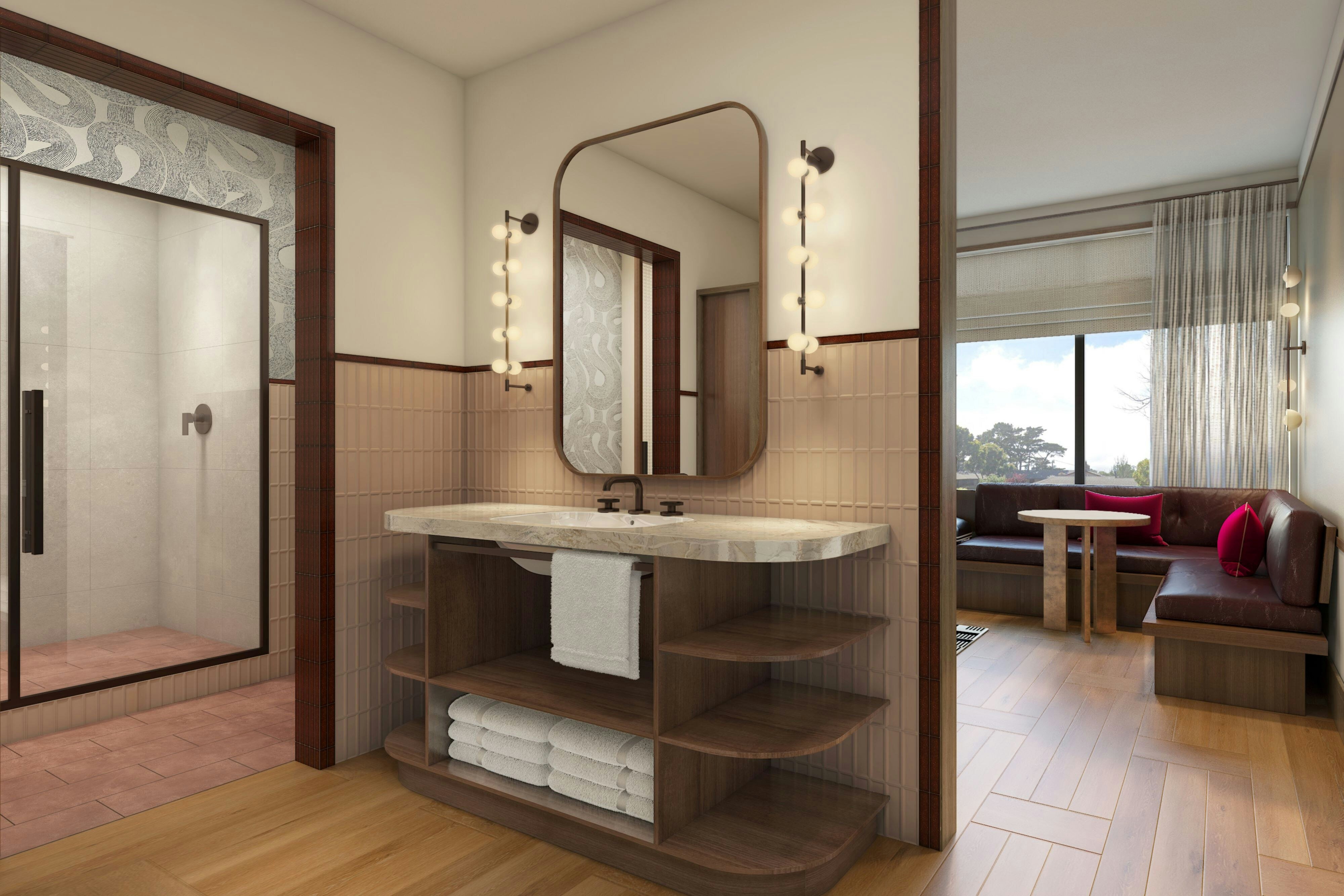 The Tallison Hotel a Tribute Portfolio Hotel-guestroom-King Vanity and Bathroom.jpg