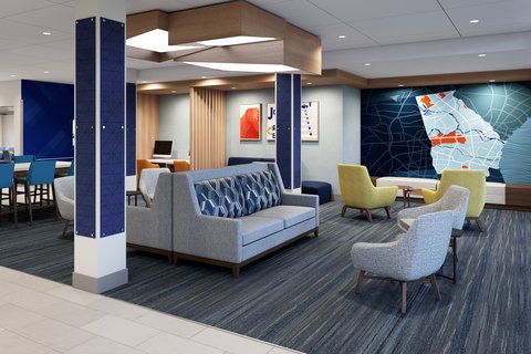 Relax with your family and friends in our warm and inviting lobby.