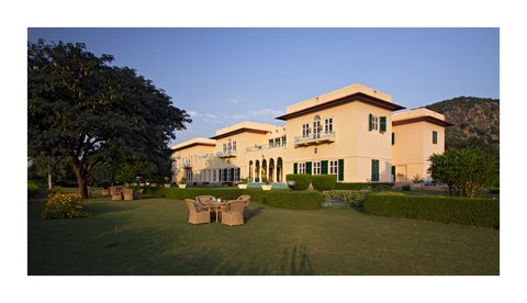 Ramgarh Lodge - View from Lower Lawn