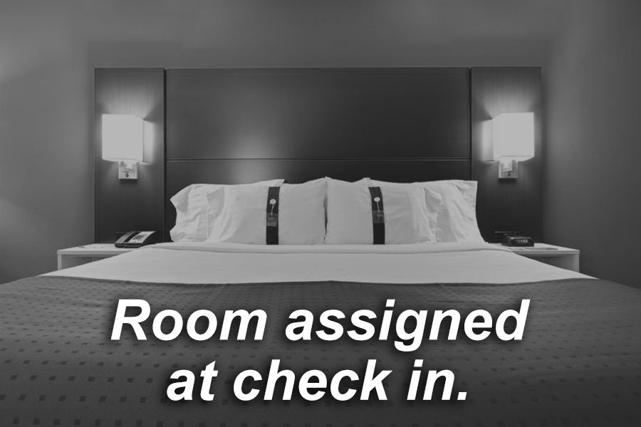 Room assigned at check in