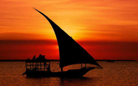 Arabian Dhow Sunset