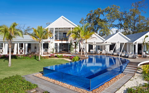Villa And Pool Front