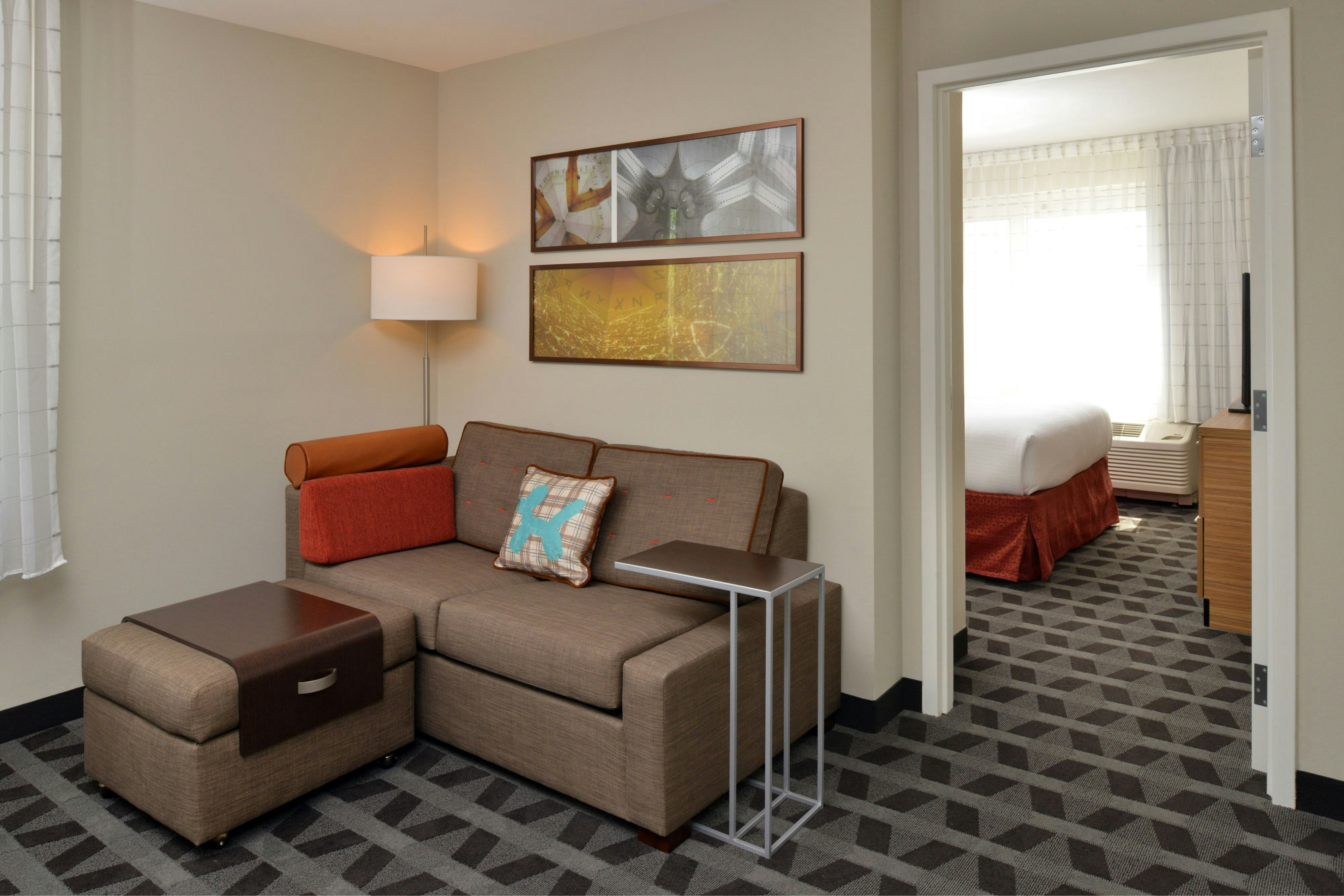 TownePlace Suites by Marriott Raleigh-Durham Airport Morrisville-guestroom-One-Bedroom Suite - Living Room.jpg