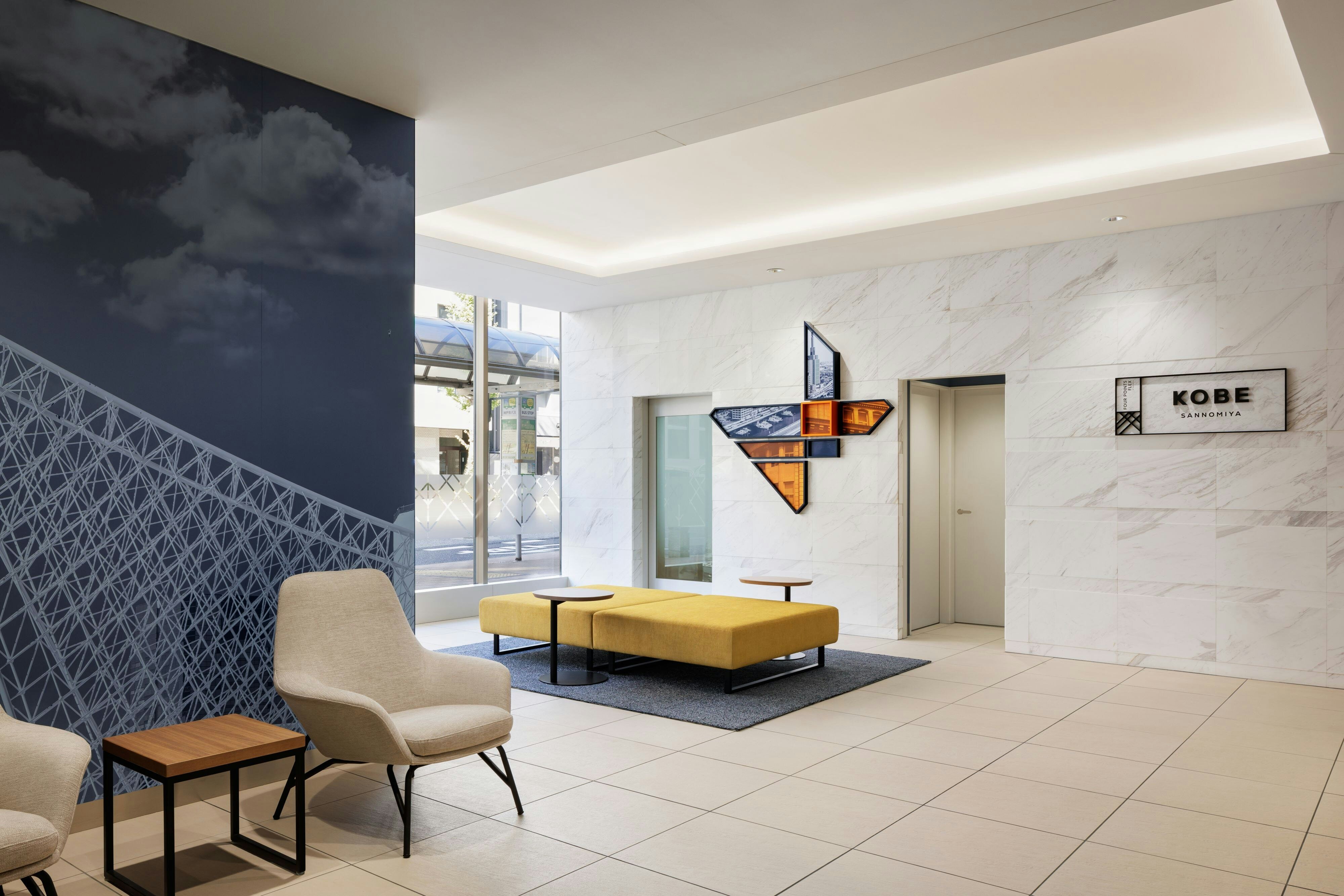 Four Points Flex By Sheraton Kobe Sannomiya-guestroom-Welcoming Entrance sofa.jpg