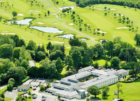 Aerial View Of Golf Area