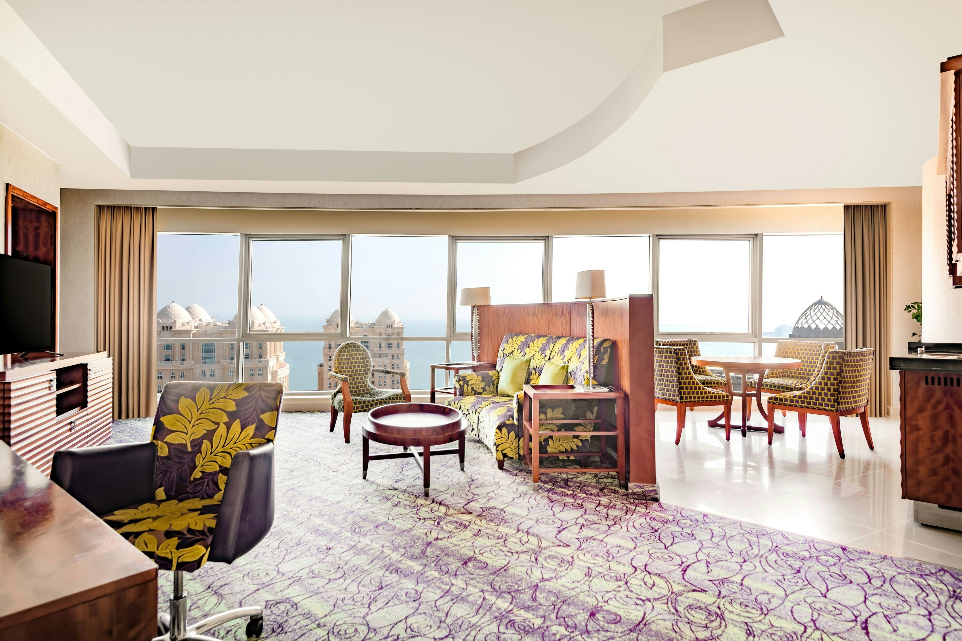 Qabila Westbay Hotel-guestroom-West Bay Suite - Living Room.jpg